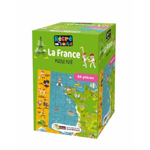 La France, Puzzle Futé - Avec 84 Pièces