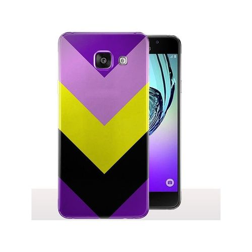Coque Chevrons Pourpres Samsung Galaxy A3 2016