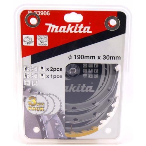 Makita lame de scie-Set 3tlg. 190 mm B-33906 Durchmesser: 190 mm lame de scie