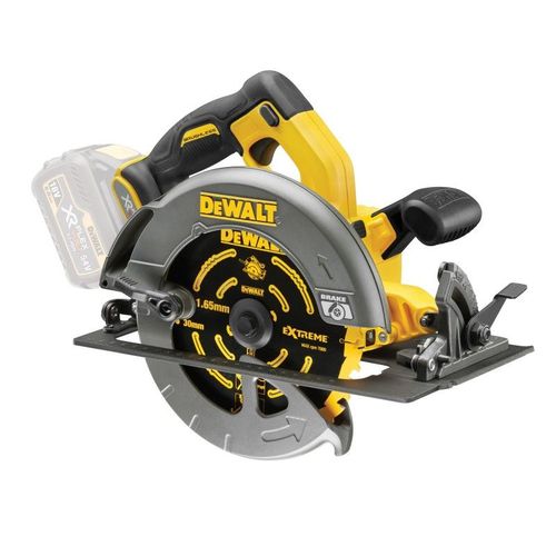 Scie circulaire DEWALT - FLEXVOLT - 54V XR + 2 Batteries 54 V et chargeur rapide  - DCS575T2