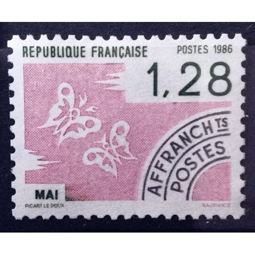 France - Préoblitéré Mois De L'année - Mai 1,28 (Superbe N° 190) Obl - Année 1986 - N11872