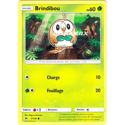 Pokémon - 9/149 - Sl1 - Soleil Et Lune - Brindibou - Commune