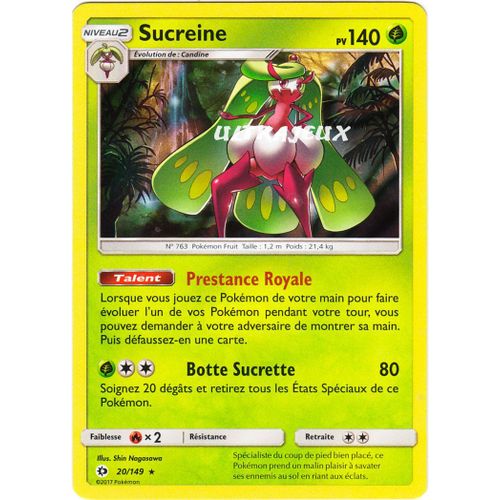 Pokémon - 20/149 - Sl1 - Soleil Et Lune - Sucreine - Holo Rare
