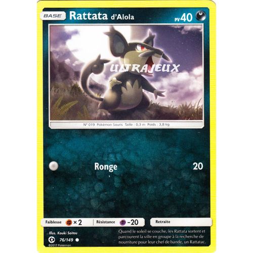 Pokémon - 76-R/149 - Rattata D'alola - Reverse