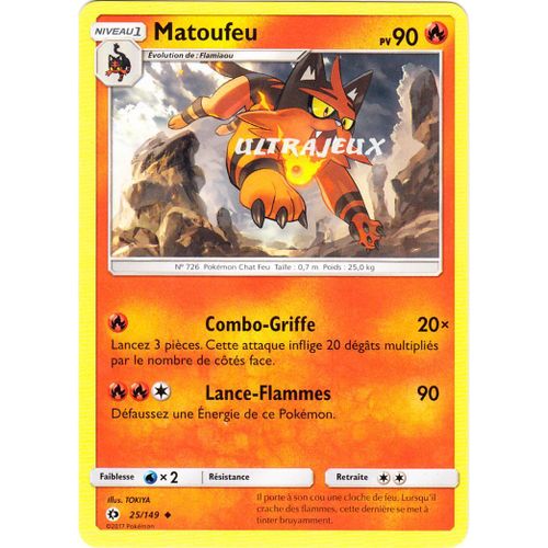 Pokémon - 25/255 - Matoufeu - Sl1 - Soleil Et Lune - Peu Commune