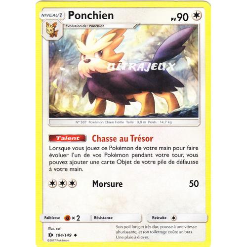 Pokémon - 104/149 - Sl1 - Soleil Et Lune - Ponchien - Peu Commune