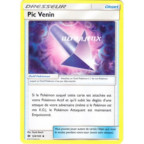 Pokémon - 124/255 - Pic Venin - Sl1 - Soleil Et Lune - Peu Commune