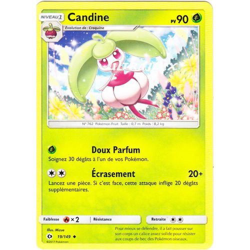 Pokémon - 19/255 - Candine - Sl1 - Soleil Et Lune - Peu Commune