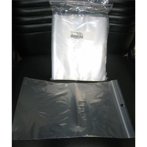 Sac plastique ZIP 350x450 mm - Sachet ZIP transparent 50µ en PEBD - Carton  de 1000 sacs