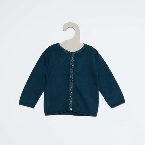 Gilet Coton Détails Pailletés (Kiabi)