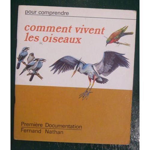 Comment Vivent Les Oiseaux   Pour Comprendre