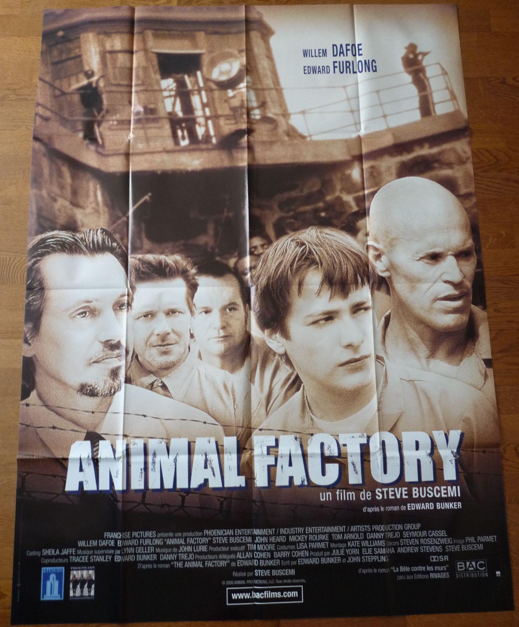 animal factory de Steve Buscemi avec Willem Dafoe Edward Furlong