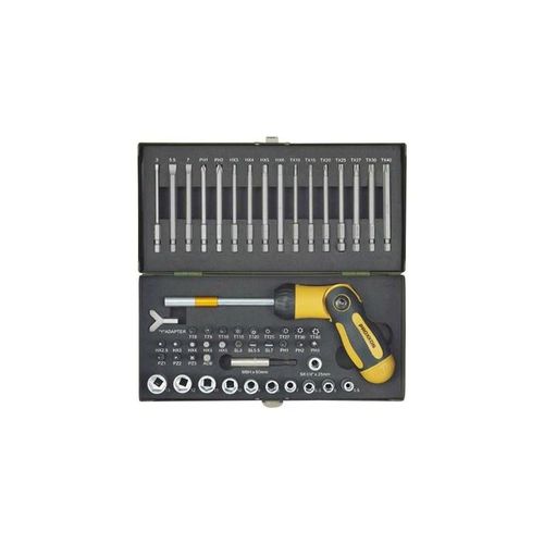 Proxxon Industrial Bit-Set 54teilig 23104 Innen-TORX, Innen-Sechskant, Schlitz, Kreuzschlitz Pozid
