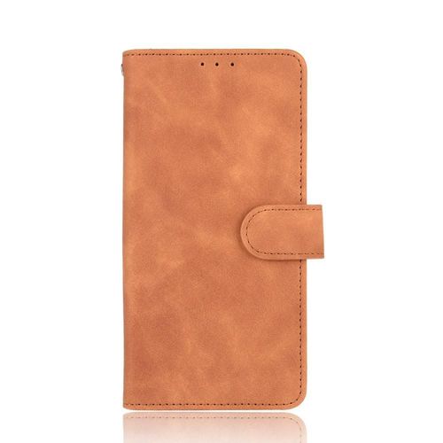 Étui Pour Nokia 8.3 Insertion De Carte Avec Porte-Cartes Kickstand Protection Complète Housse De Protection Coque En Cuir Folio Flip - Le Brun
