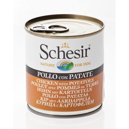Schesir Poulet Avec Pommes De Terre En Gelée Pour Chien 16 X 285 G