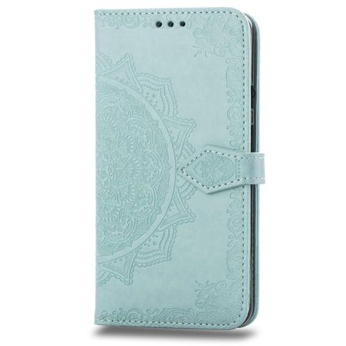 Étui Pour Google Pixel 3 Couverture Rabotant Motif Exquis Antichoc Simple Entreprise Étui En Cuir - Vert