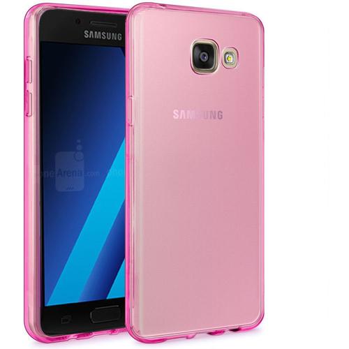 Housse Samsung Galaxy A3 2017, Etui Housse Coque De Protection Ultra Fine Silicone  Tpu Gel Pour Samsung Galaxy A3 2017 (Jelly - Rose)
