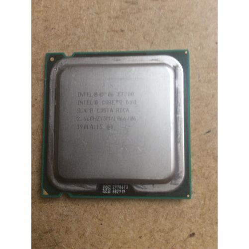 Intel core 2 duo 2,66 GHZ  E7300