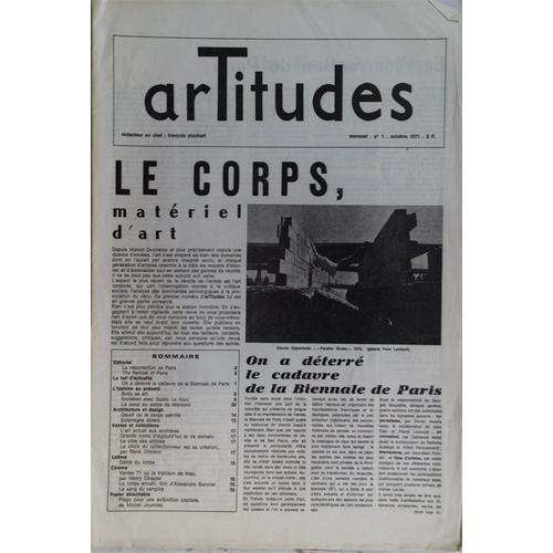 Attitude N°1 Octobre 1971 Le Corps