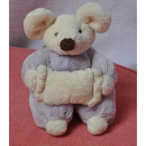 Doudou Souris Grelot Hauteur  18 Cm