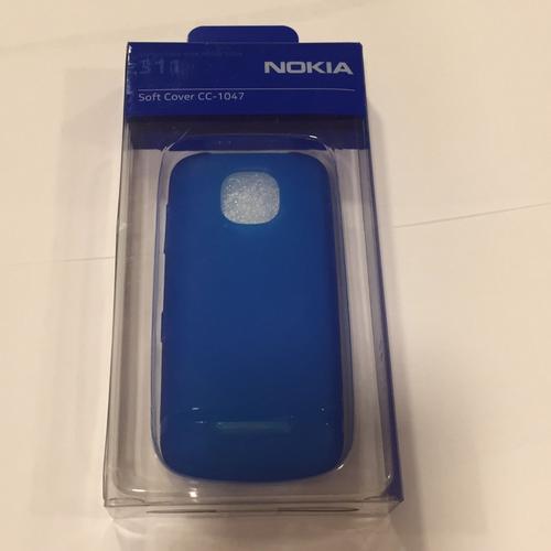Coque Nokia Pour Telephone Portable Nokia Asha 311 (Couleur Bleu)