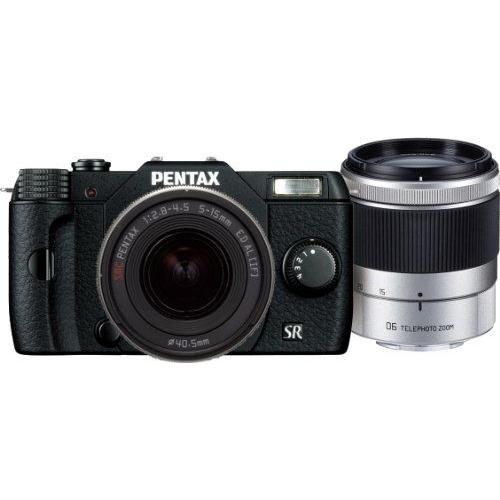 PENTAX digital SLR mirror-less Q10 double zoom kit [standard zoom 02 STANDARD ZOOM · telephoto zoom 06 TELEPHOTO ZOOM] black Q10 WZOOMKIT BLACK 12140 (Japan import)