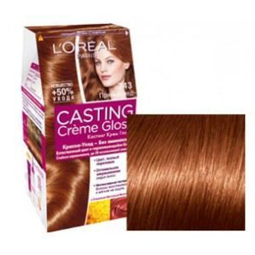 Loreal Casting Creme Gloss Numero 743 Ambre Piquant Coloration Ton Sur Ton Sans Amoniaque  