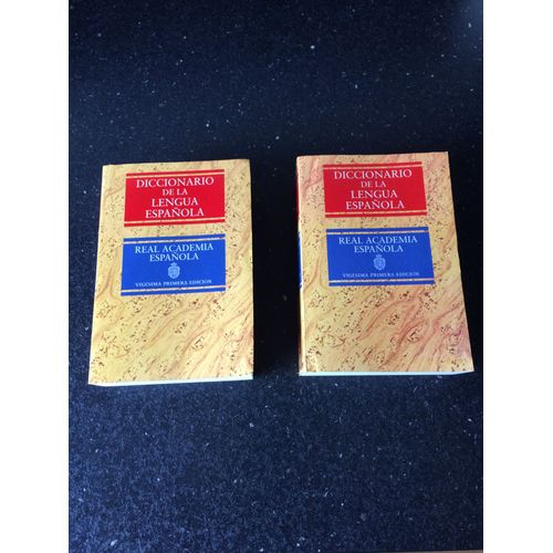 Diccionario De La Lengua Espanola Coffret 2 Volumes