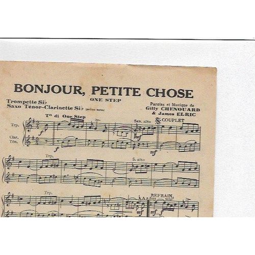Bonjour Petite Chose - La Guitarita