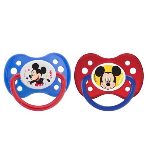 Mickey Dodie Sucette Anatomique +6 Mois Duo A63