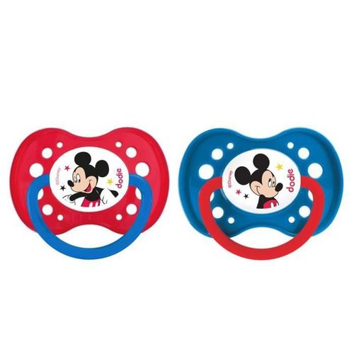 Mickey Dodie Sucette Anatomique +18 Mois Duo A65