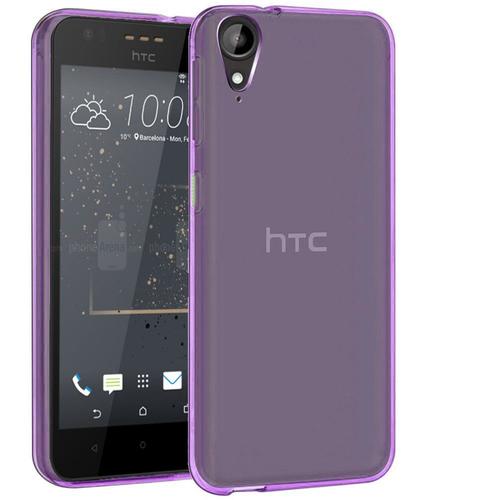 Housse Htc Desire 825, Etui Housse Coque De Protection Ultra Fine Silicone  Tpu Gel Pour Htc Desire 825 (Jelly - Violet)