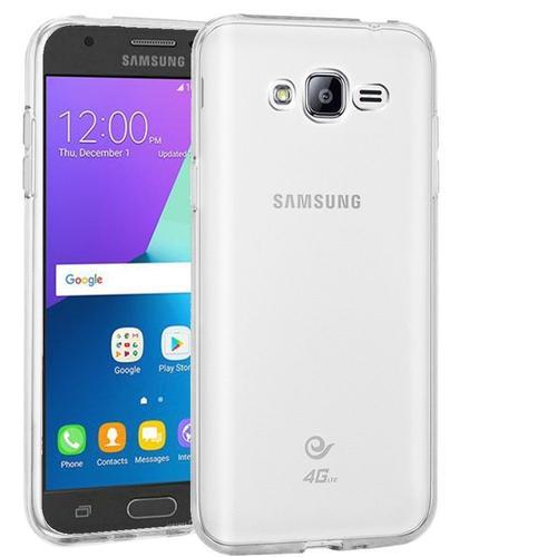 Housse Samsung Galaxy J3 2017, Etui Housse Coque De Protection Ultra Fine Silicone  Tpu Gel Pour Samsung Galaxy J3 2017 (Jelly - Transparent)