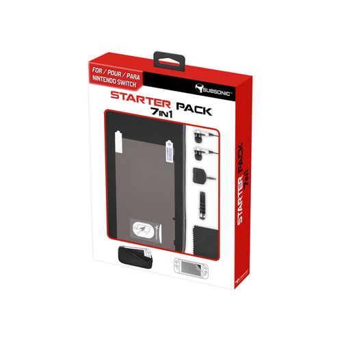 Pack D'accessoires 7 En 1 Subsonic Pour Nintendo Switch - Starer Pack 7 In One