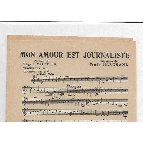 Mon Amour Est Journaliste