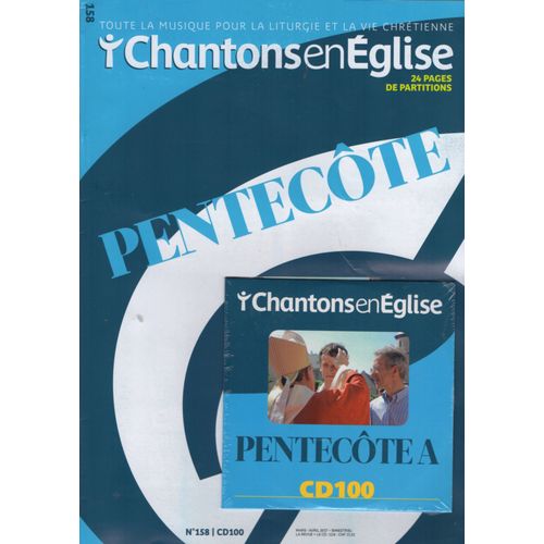 Chantons En Eglise  158  +  Cd 100 Pentecote