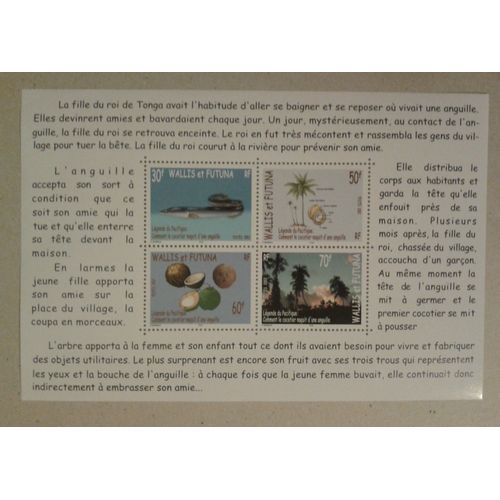 Bloc Feuillet 2003 Wallis Et Futuna Yvert Et Tellier N°12 Légendes Du Pacifique Neuf Gomme Intacte