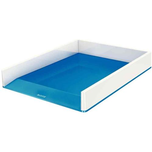 Leitz Corbeille De Courrier Wow Duo Colour, Format A4, Bleu