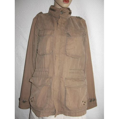 Parka H&m Divided Coton 40 Marron