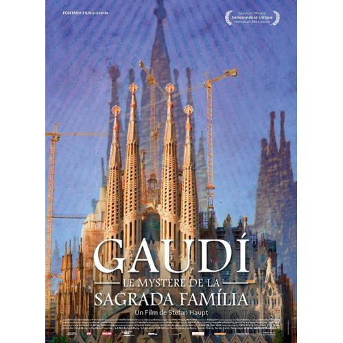 Gaudi, Le Mystère De La Sagrada Familia /Sagrada, El Misteri De La Creacio - Véritable Affiche De Cinéma Pliée - Format 40x60 Cm- De Stefan Haupt Avec Jaume Torreguitart, Etsuro Sotoo - 2014