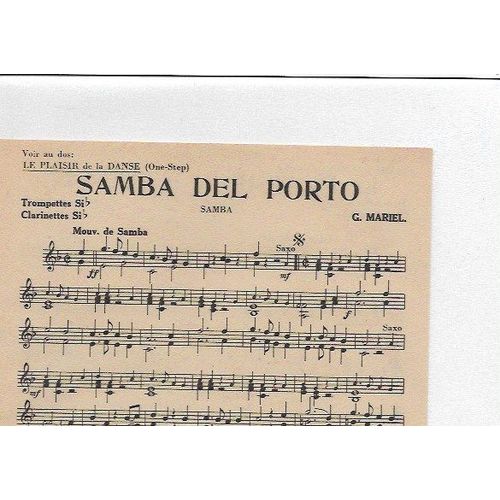 Samba Del Porto-Le Plaisir De La Danse