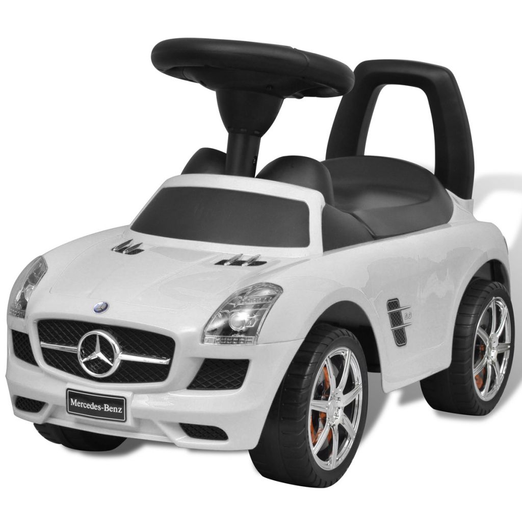 Mercedes Benz Pousse Pied Voiture Enfant Blanc Rakuten