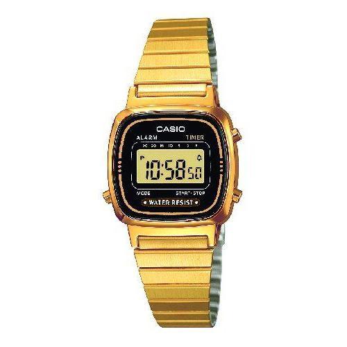 Casio Montre Doré Digital Femmes Casio Collection La670wega-1ef