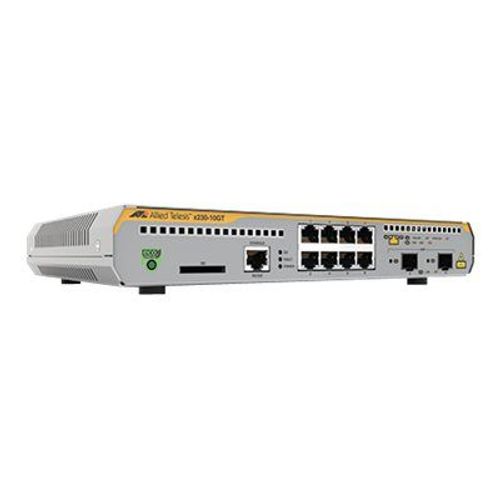 Allied Telesis AT x230-10GT - Commutateur - C2+ - Géré - 8 x 10/100/1000 + 2 x Gigabit SFP - de bureau, Montable sur rack