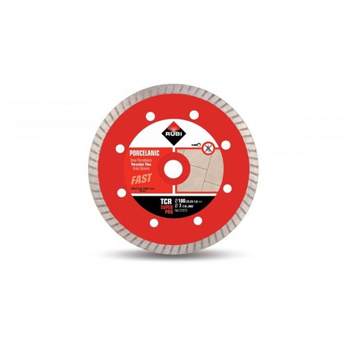 Disque Diamant RUBI TCR SUPERPRO Grès Cérame - 180 mm