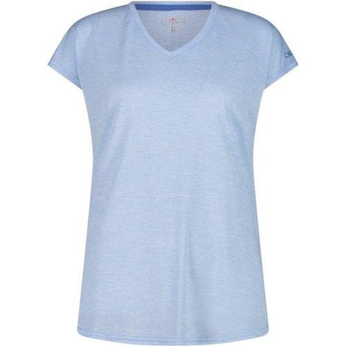 Women's Jacquard T-Shirt T-Shirt Technique Taille 40, Bleu