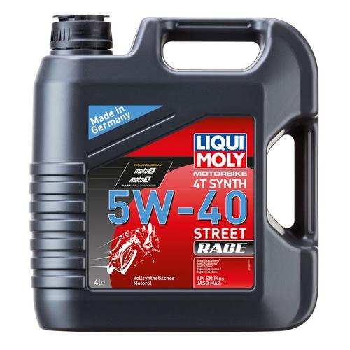 Bouteille D'huile Liqui Moly 4l 100% Moto 4t Synthétique 5w-40 1685 Race Street