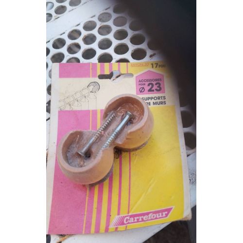 2 supports entre mur .diamètre 23mm
