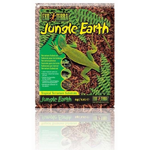 Exo Terra Substrat Naturel Jungle Earth 4.4 L - Pour Terrarium