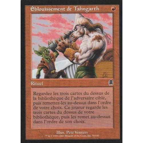 Eblouissement De Tahngarth - Magic Mtg - Apocalypse